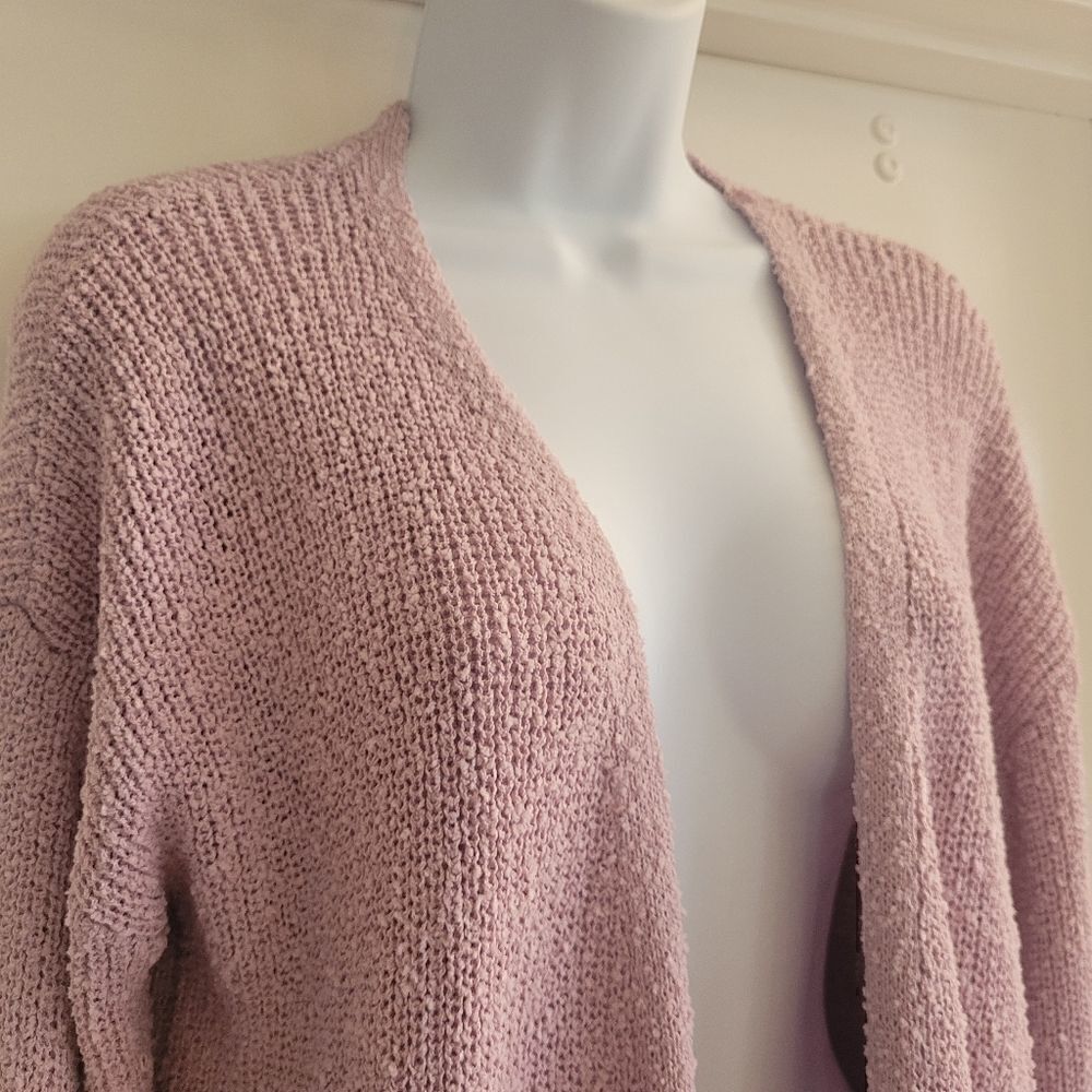 Rachel Zoe lavender cardigan  - Picture 4 of 7
